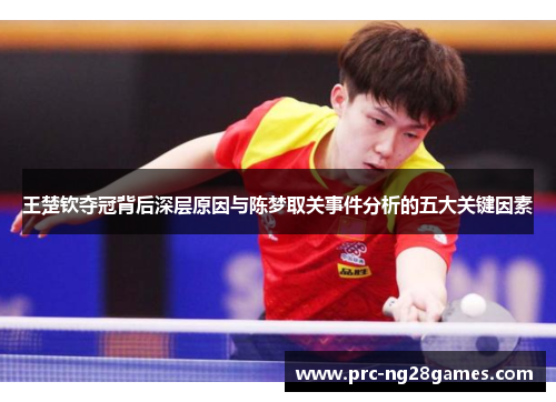 王楚钦夺冠背后深层原因与陈梦取关事件分析的五大关键因素